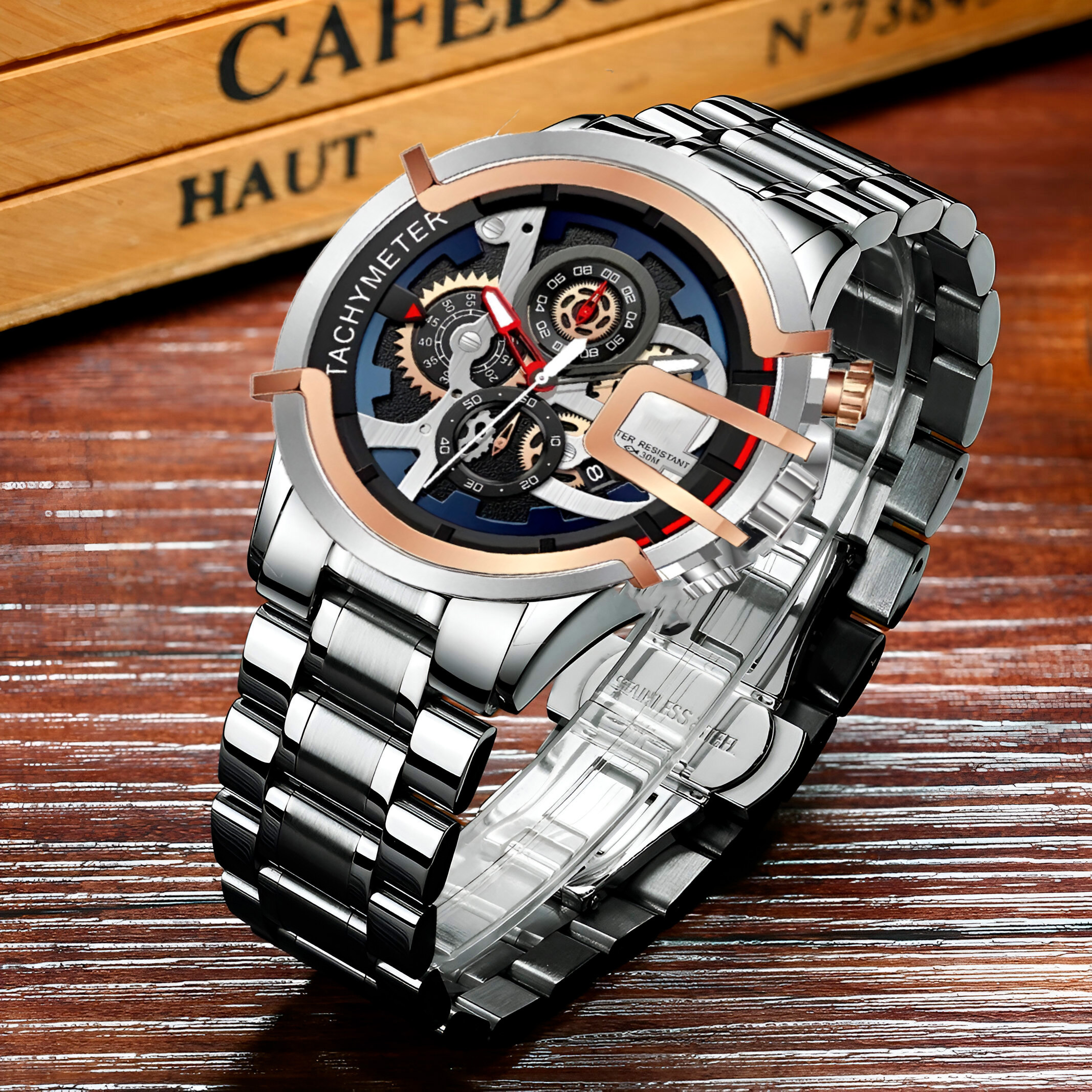 Reloj Gforce H3911g Cronografo Funciona
